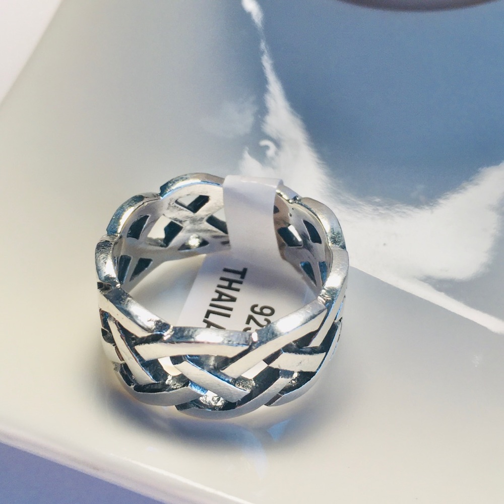 Sterling Silver Celtic Weave Ring